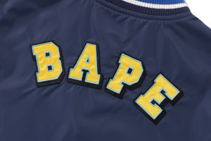 APE HEAD B PATCH VARSITY JACKET KIDS