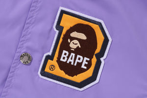 APE HEAD B PATCH VARSITY JACKET KIDS