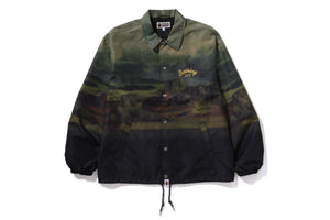 ART PRINT COACH JACKET MENS