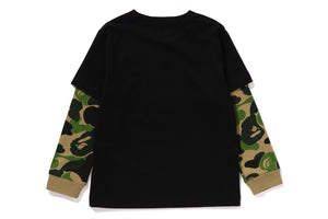 ABC CAMO COLLEGE LAYERED SLEEVES L/S TEE KIDS