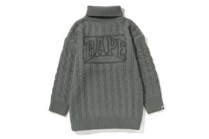 BAPE CABLE KNIT ONEPIECE LADIES