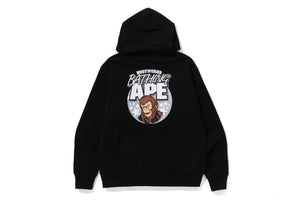 APE RELAXED FIT PULLOVER HOODIE MENS