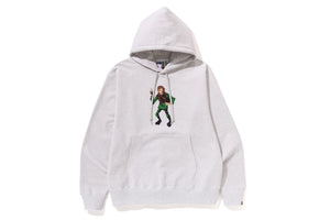 APE RELAXED FIT PULLOVER HOODIE MENS