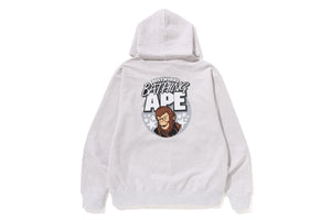 APE RELAXED FIT PULLOVER HOODIE MENS