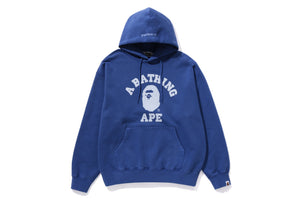 COLLEGE OVERDYE PULLOVER HOODIE MENS