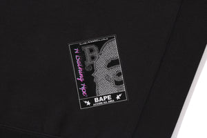 (B)Y BATHING APE PULLOVER HOODIE RELAXED FIT MENS