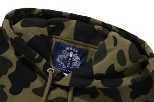 1ST CAMO BRUSH COLLEGE PULLOVER HOODIE MENS