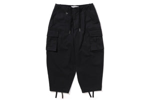 BAPE BLACK LOOSE FIT CARGO PANTS MENS