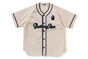 A BATHING APE BASEBALL SHIRT MENS