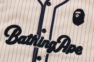 A BATHING APE BASEBALL SHIRT MENS