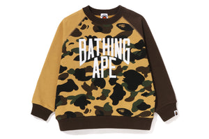 1ST CAMO BATHING APE LOOSE FIT CREWNECK KIDS