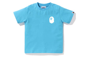 A BATHING APE LETTERED TEE KIDS