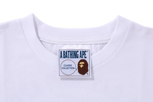 A BATHING APE LETTERED TEE KIDS