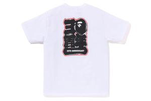 BAPE 30TH ANNIV. APE HEAD TEE MENS