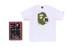 BAPE 30TH ANNIV. APE HEAD TEE MENS