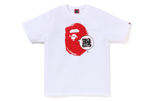 BAPE 30TH ANNIV. APE HEAD TEE MENS