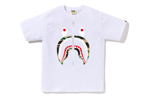 1ST CAMO SHARK TEE MENS