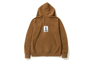 BAPE POLARTEC WIDE FIT FULL ZIP HOODIE MENS