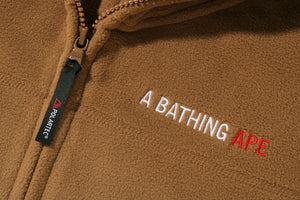 BAPE POLARTEC WIDE FIT FULL ZIP HOODIE MENS