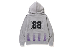 SOCCER GAME GRAPHIC RELAXED FIT FULL ZIP HOODIE MENS