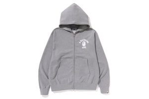 COLLEGE RELAXED FIT FULL ZIP HOODIE MENS