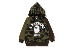 1ST CAMO CRAZY COLLEGE ZIP HOODIE KIDS