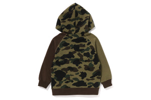 1ST CAMO CRAZY COLLEGE ZIP HOODIE KIDS