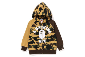 1ST CAMO CRAZY COLLEGE ZIP HOODIE KIDS