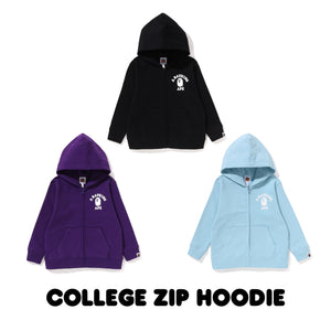 COLLEGE ZIP HOODIE KIDS