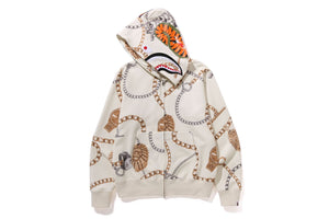 BAPE JEWELS SHARK FULL ZIP HOODIE MENS