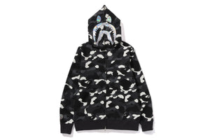 CITY CAMO SHARK FULL ZIP HOODIE MENS