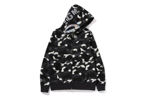 CITY CAMO SHARK FULL ZIP HOODIE MENS