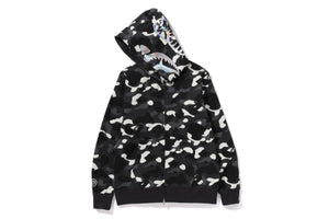 CITY CAMO SHARK FULL ZIP HOODIE MENS