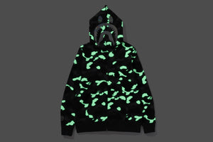 CITY CAMO SHARK FULL ZIP HOODIE MENS