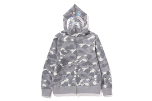 CITY CAMO SHARK FULL ZIP HOODIE MENS