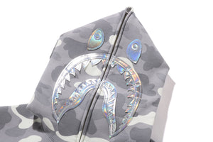 CITY CAMO SHARK FULL ZIP HOODIE MENS