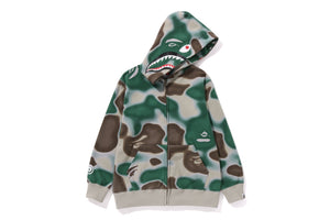 LIQUID CAMO SHARK ZIP HOODIE JUNIOR