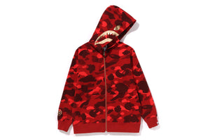 COLOR CAMO SHARK ZIP HOODIE JUNIOR