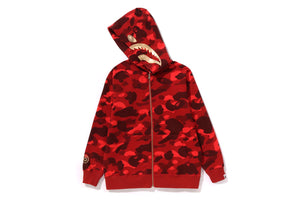 COLOR CAMO SHARK ZIP HOODIE JUNIOR