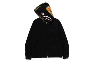 1ST CAMO SHARK FULL ZIP HOODIE MENS