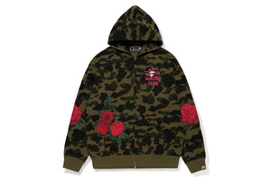 BAPE X ASSC FULL ZIP HOODIE MENS