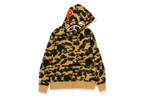 1ST CAMO 2ND SHARK FULL ZIP HOODIE MENS