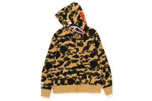 1ST CAMO 2ND SHARK FULL ZIP HOODIE MENS