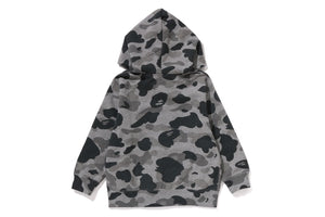 HEATHER GRAY CAMO ZIP HOODIE KIDS