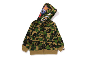 ABC CAMO SHARK ZIP HOODIE KIDS