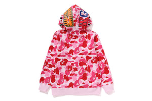 ABC CAMO SHARK ZIP HOODIE JUNIOR