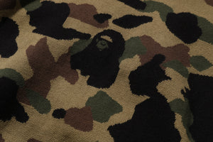 1ST CAMO JACQUARD SHARK RELAXED FIT FULL ZIP HOODIE MENS