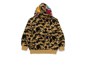 1ST CAMO JACQUARD SHARK RELAXED FIT FULL ZIP HOODIE MENS