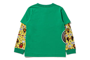 BABY MILO SPEECH BALLOON LAYERED L/S TEE KIDS