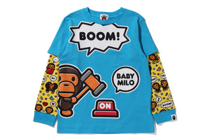 BABY MILO SPEECH BALLOON LAYERED L/S TEE KIDS